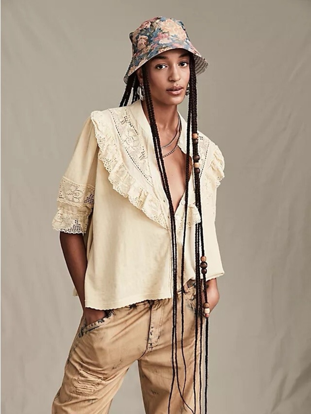 Free People Walk In The Park Top